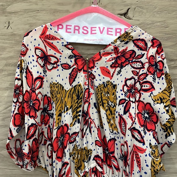 FINAL PRICE! 
Corey Lynn Calter Floral Tiger Jumpsuit Anthropologie - Picture 5 of 6